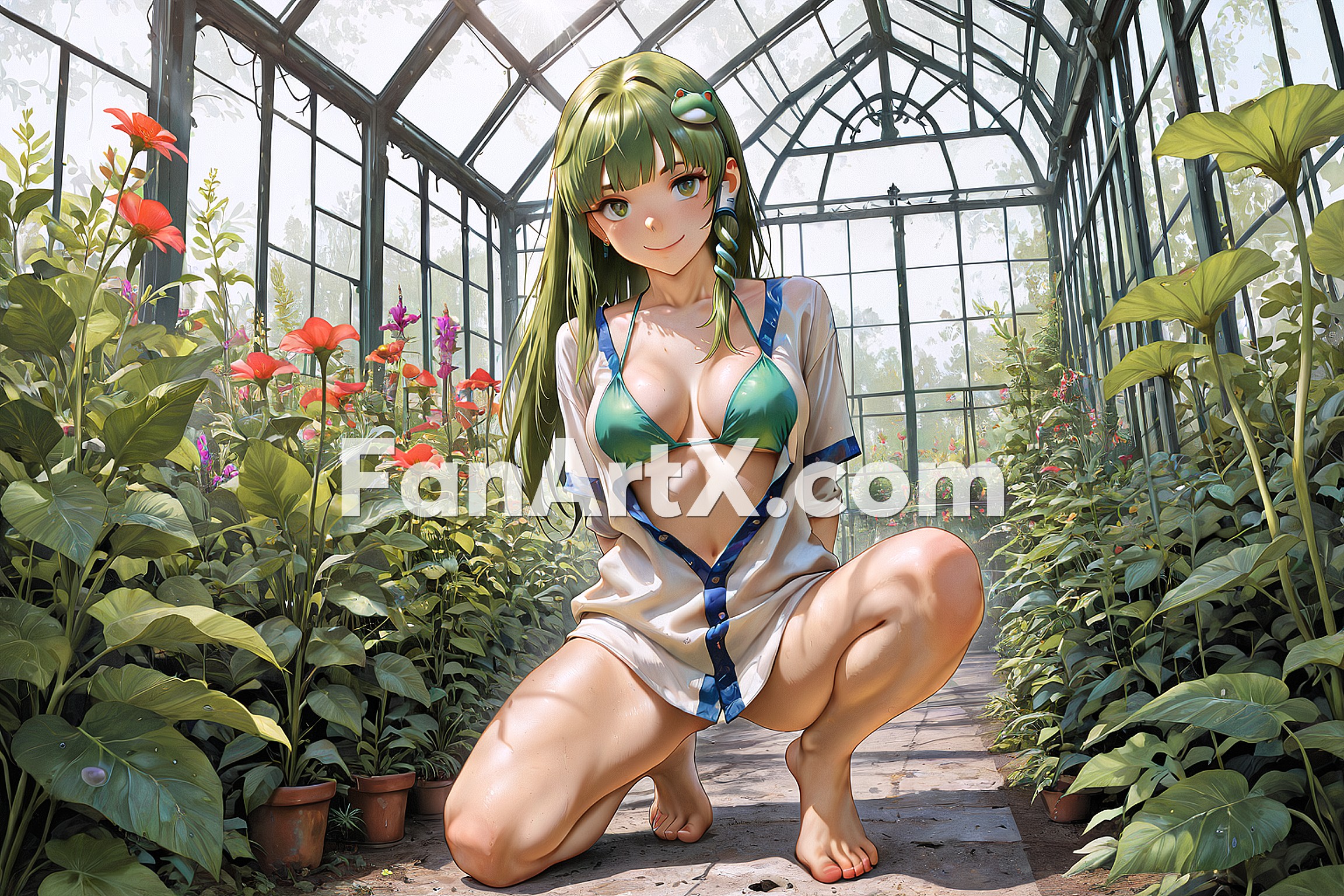 Kochiya Sanae Touhou project Fanart 5391705